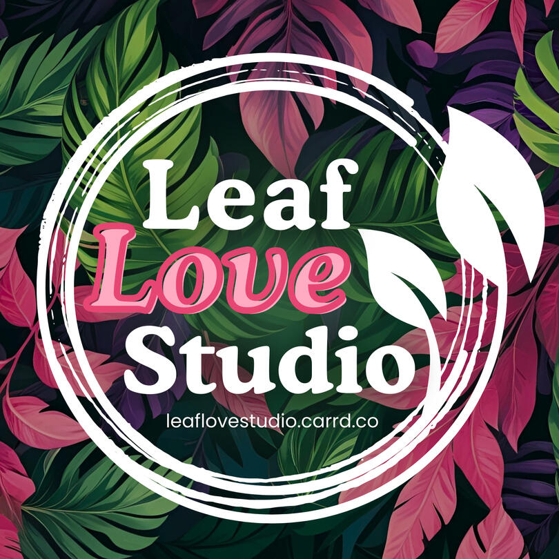 Leaf Love Studio logo mark