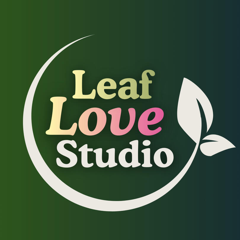 Leaf Love Studio logo mark