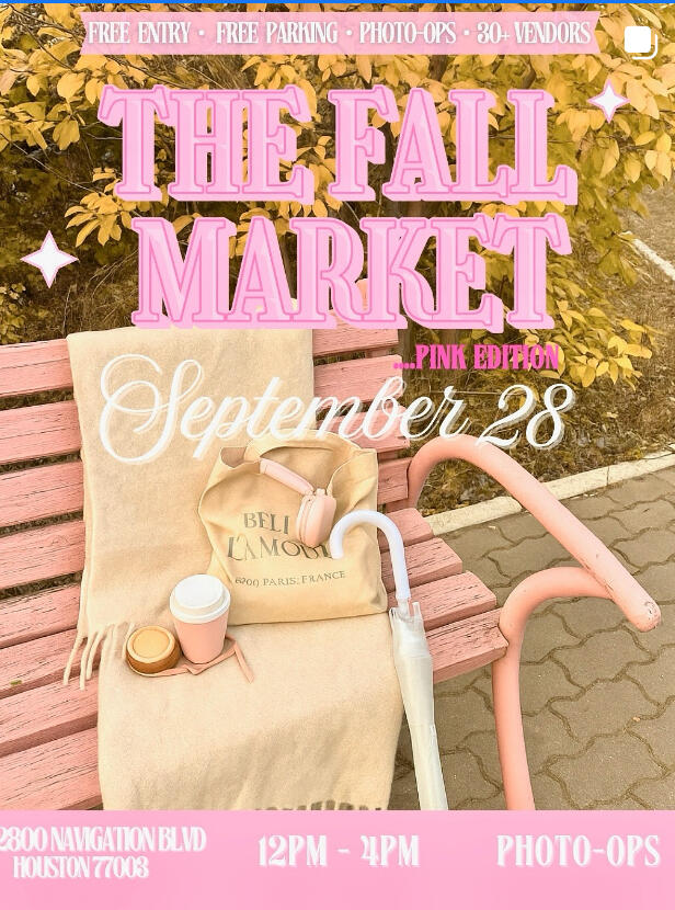 Plant sale! Fall Market Sept 28 event graphic